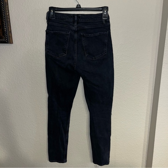 Agolde Riley High Rise Straight Crop Jeans Size 24 - Picture 7 of 10